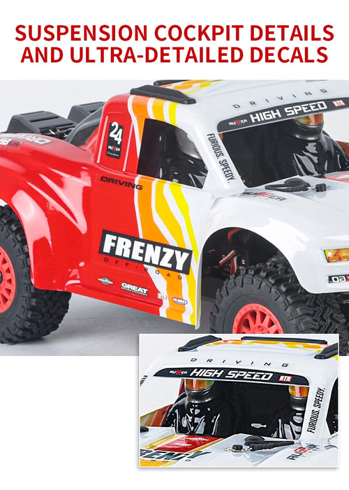 HOSHI N517B Frenzy 1/12 Brushless 4WD RC Monster Truck RTR 70 km/h | Random Recon RC